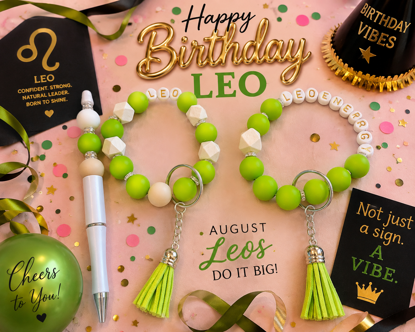 Leo Zodiac Wristlet