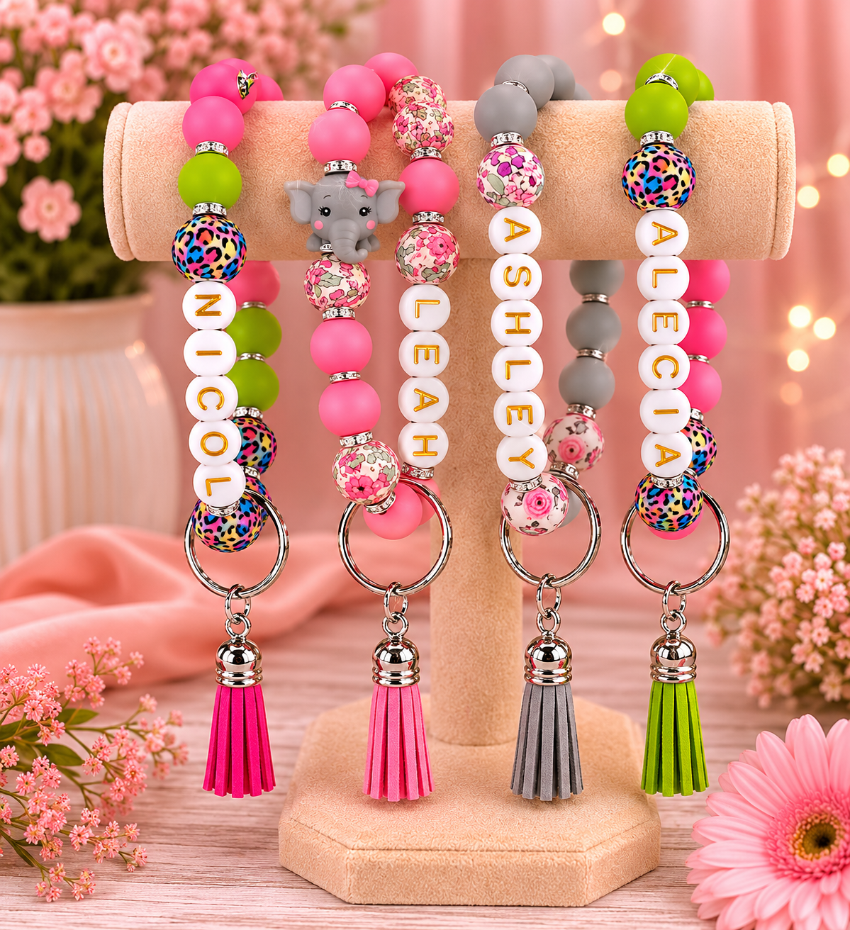 Bright colors and personalized details (add a name or phrase)
